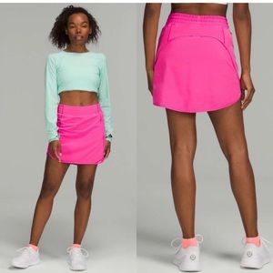 Lululemon Hotty Hot HR skirt long hot pink skort